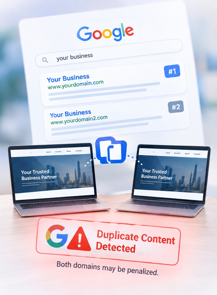 Duplicate Content Detected | Website Design Johor Bahru Malaysia