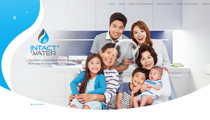 Intact Water | <br>Website Design Johor Bahru