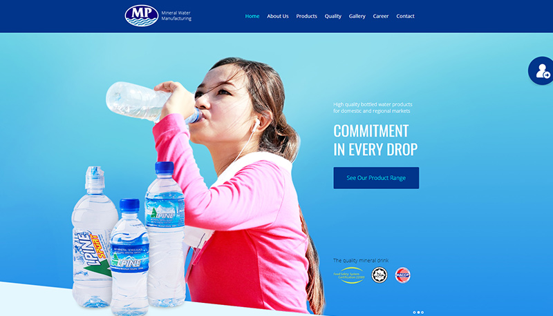 MP Mineral | Website Design Johor Bahru