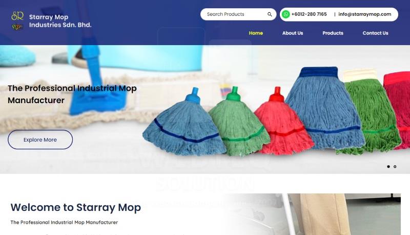 Starray Mop | <br>Website Design Johor Bahru