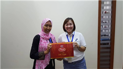 Monthly Meeting with a giving Hari Raya gift for our beloved Malay Colleagues 2019