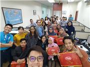 Monthly Meeting with a giving Hari Raya gift for our beloved Malay Colleagues 2019
