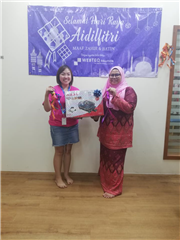 Making ketupat using ribbon and Challenging game for Selamat Hari Raya 2019