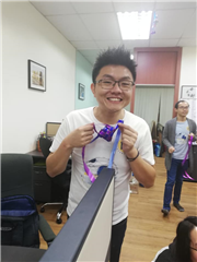 Making ketupat using ribbon and Challenging game for Selamat Hari Raya 2019