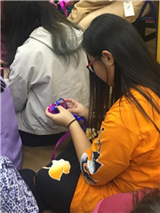 Making ketupat using ribbon and Challenging game for Selamat Hari Raya 2019