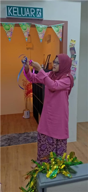 Making ketupat using ribbon and Challenging game for Selamat Hari Raya 2019
