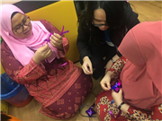 Making ketupat using ribbon and Challenging game for Selamat Hari Raya 2019
