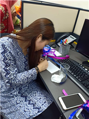 Making ketupat using ribbon and Challenging game for Selamat Hari Raya 2019