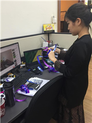 Making ketupat using ribbon and Challenging game for Selamat Hari Raya 2019